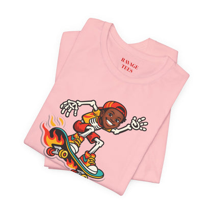 Skateboard Skeleton Tee