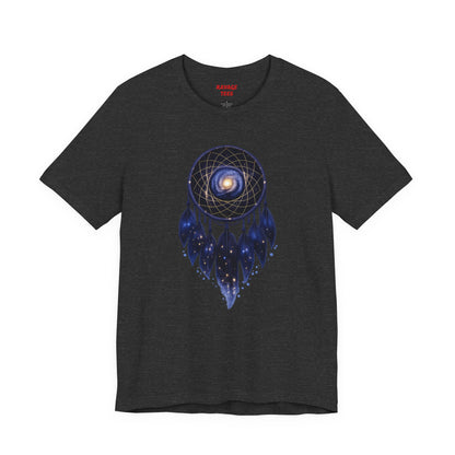 Dreamcatcher Galaxy T-Shirt — Mystical Cosmic Feather Tee