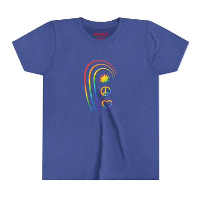 Youth Rainbow Peace & Love Tee