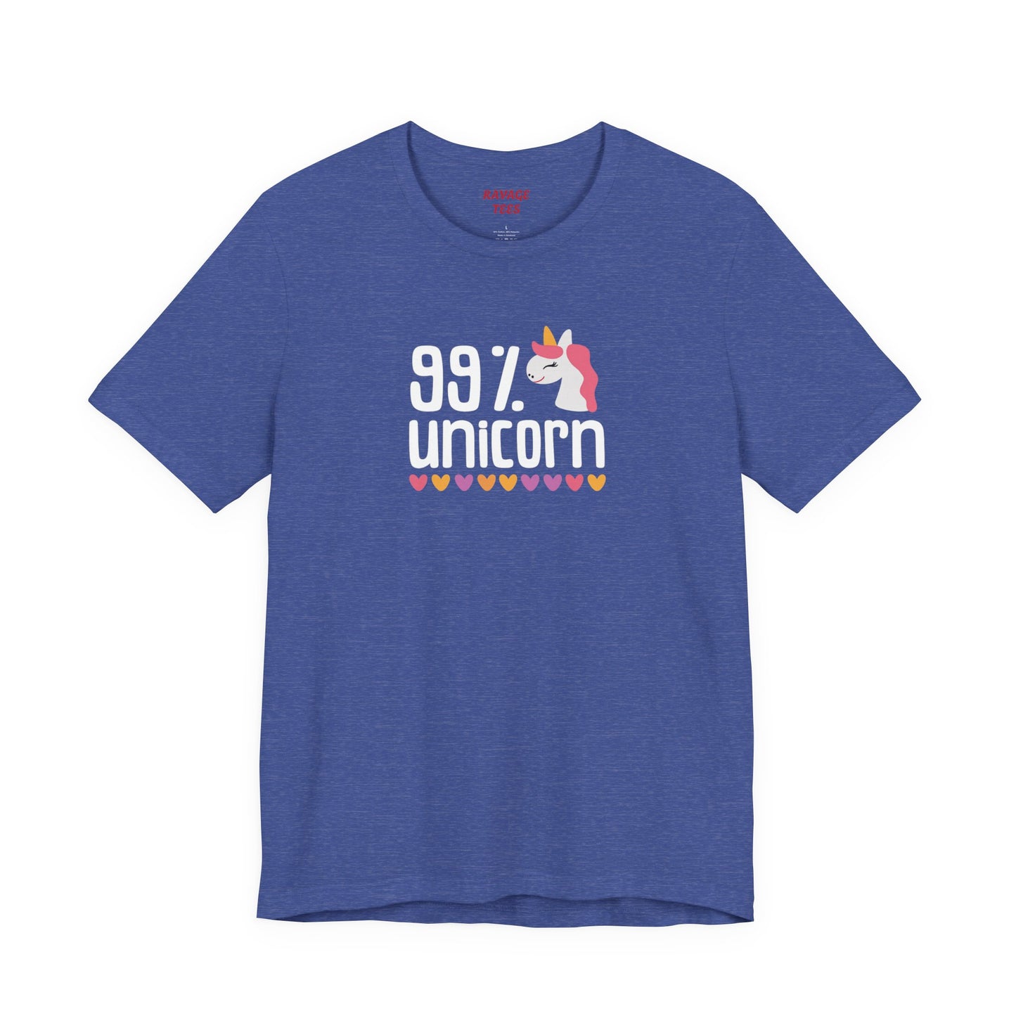 99% Unicorn Tee: Funny, Whimsical Graphic T-Shirt for All Ages