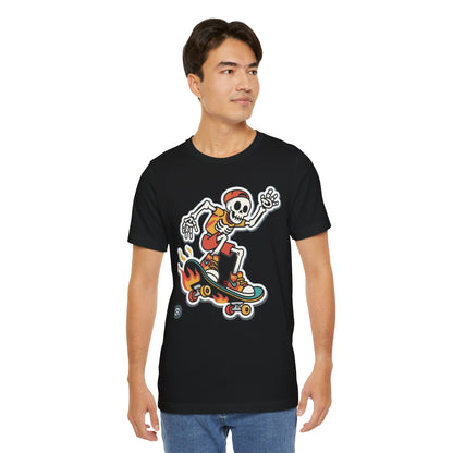 Skateboard Skeleton Tee