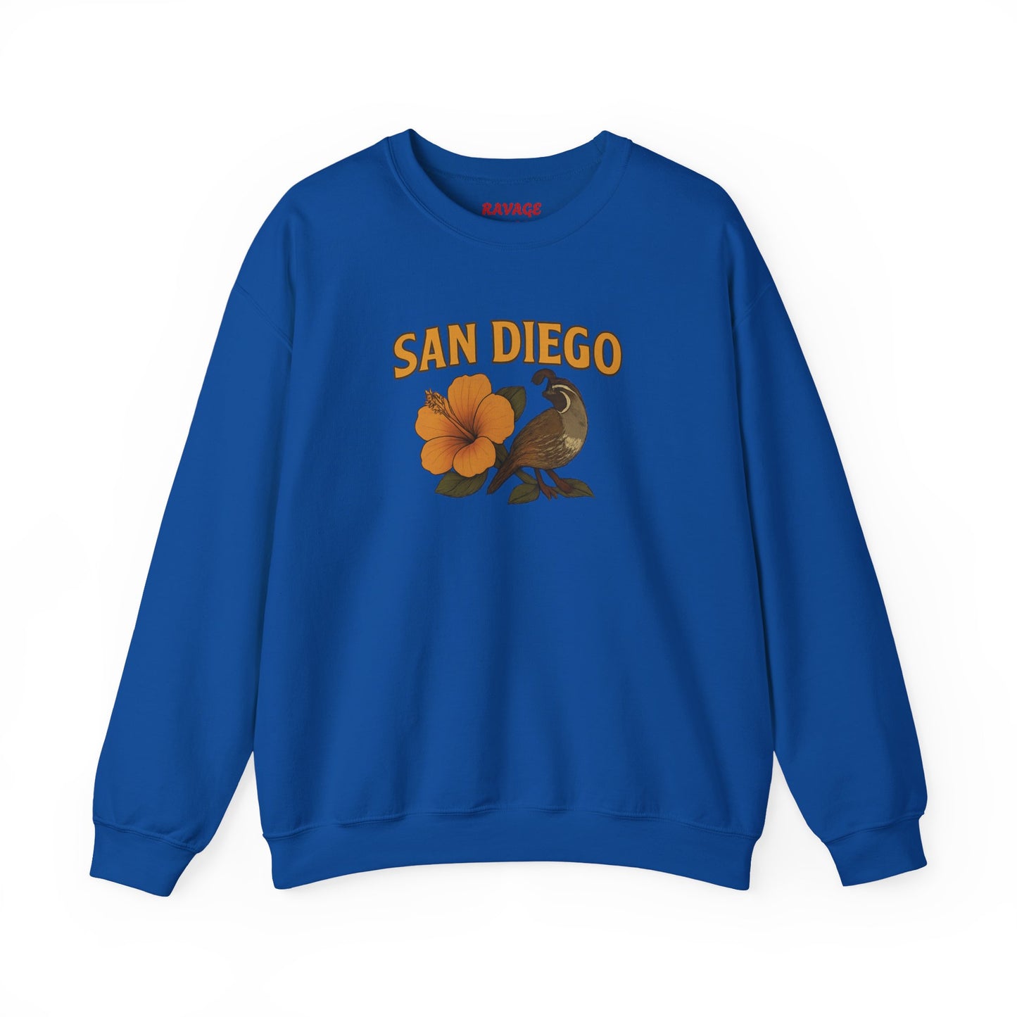 RAVAGE San Diego City Vibe Unisex Crewneck Sweatshirt
