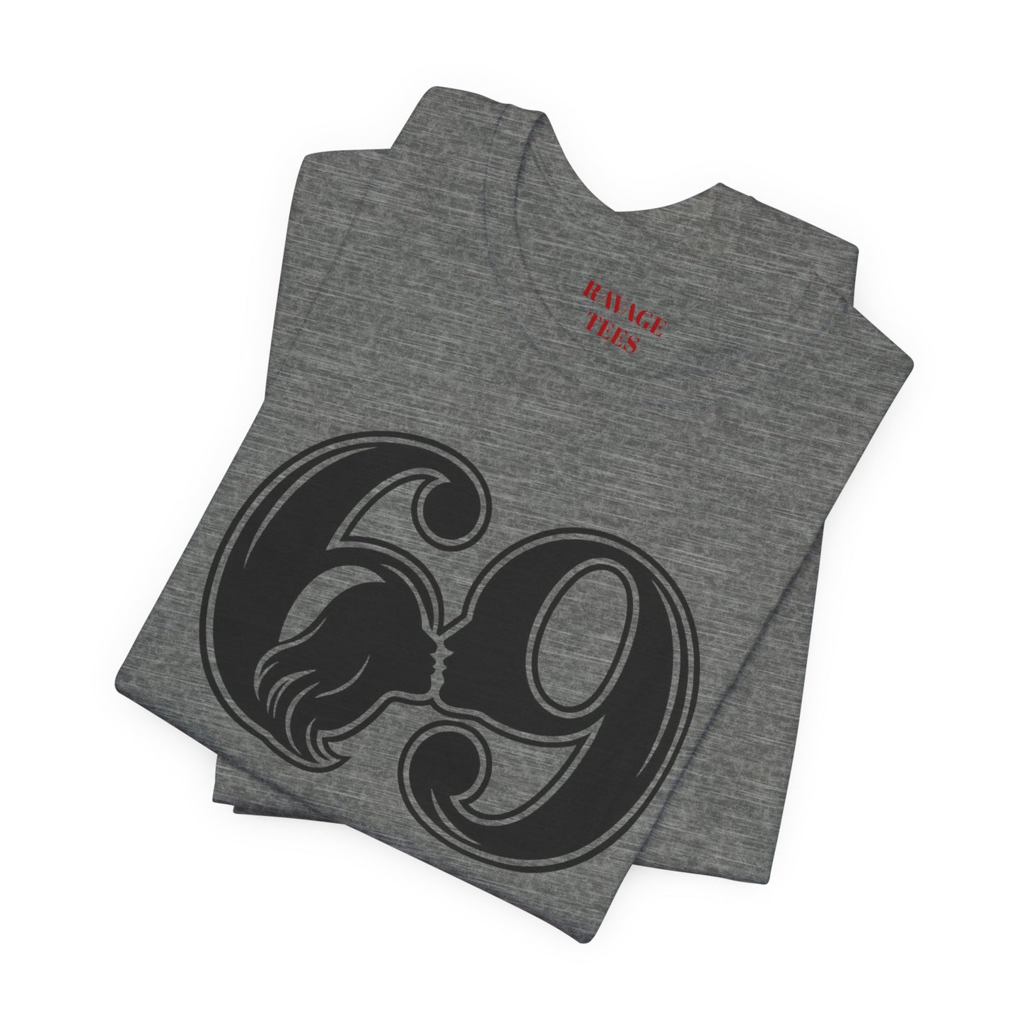 69 Retro Swirl Number Tee