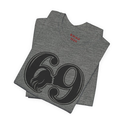 69 Retro Swirl Number Tee