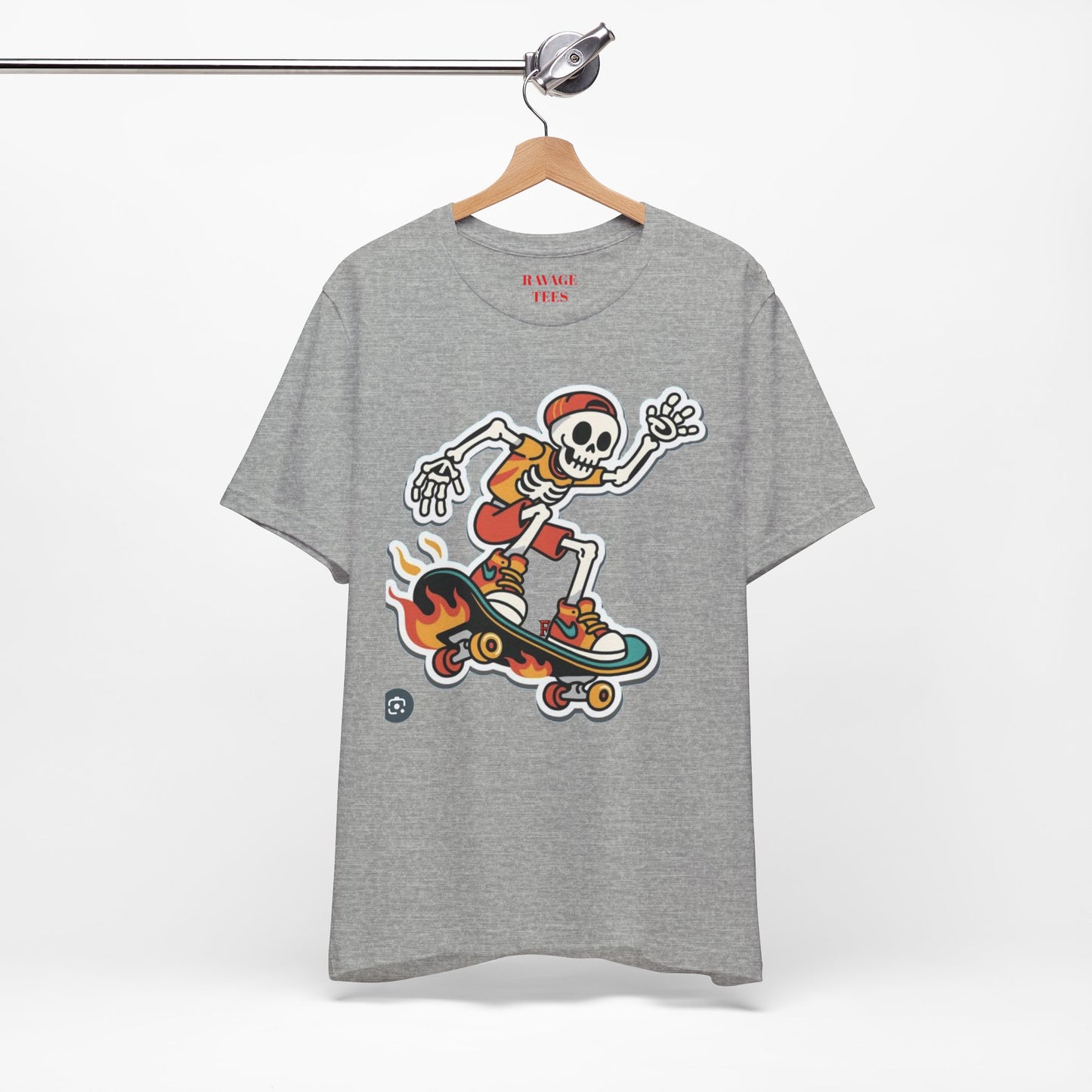 Skateboard Skeleton Tee