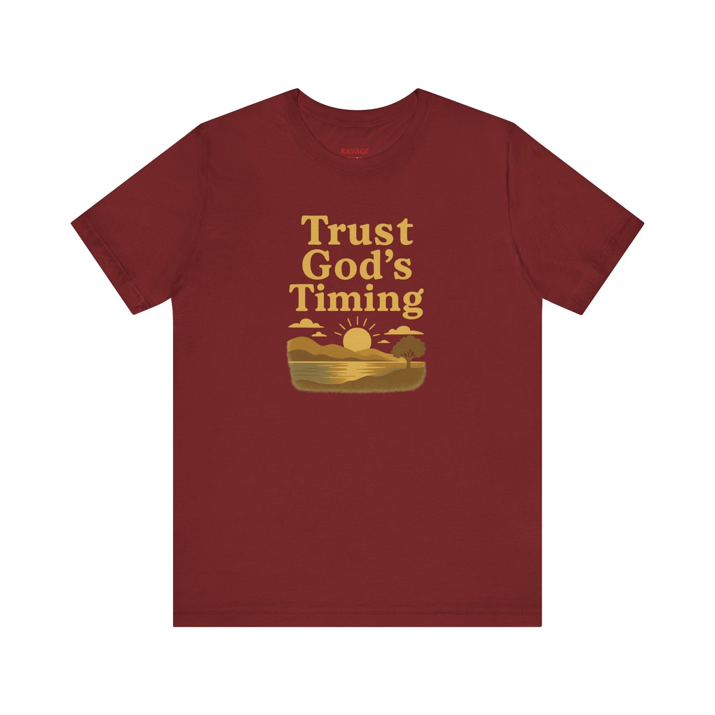 Unisex Inspirational Tee - Trust God's Timing, Relaxed Fit T-Shirt, Motivational Shirt for Everyday Wear, Plus Size Available, Gifts [...]