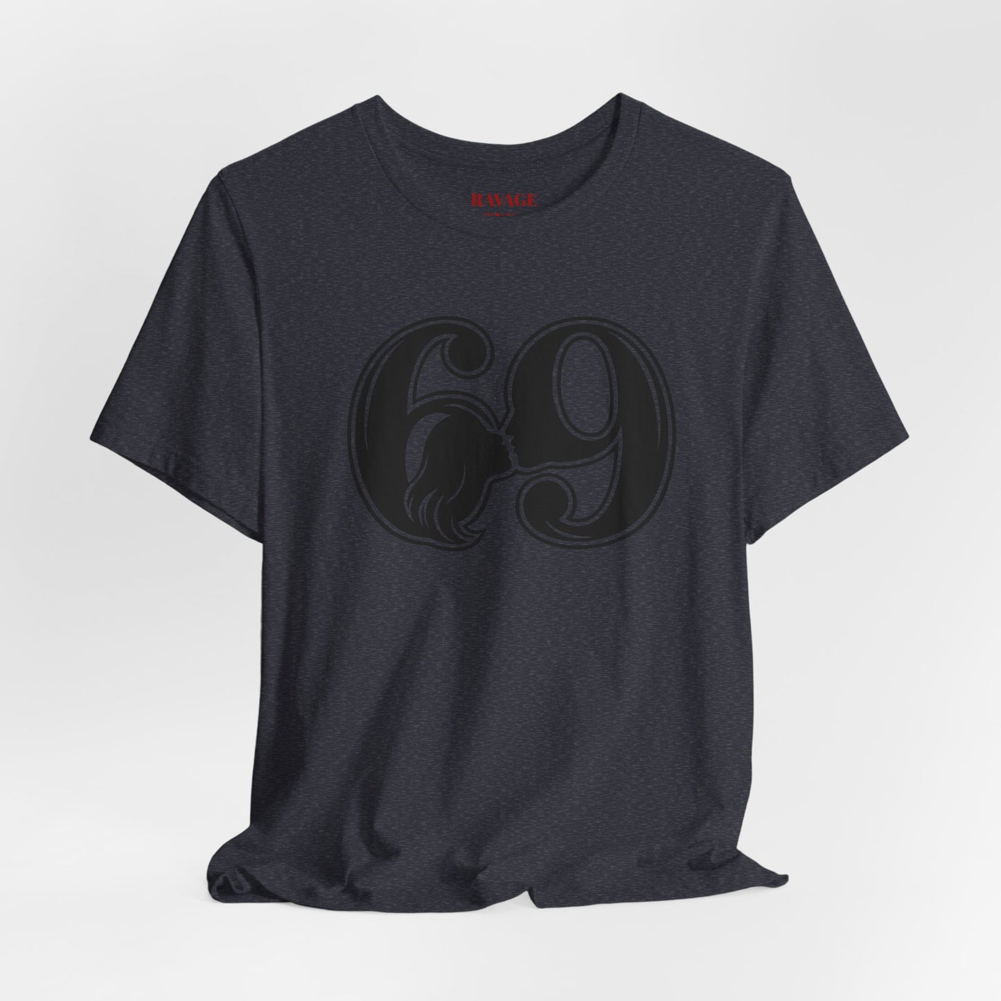 69 Retro Swirl Number Tee
