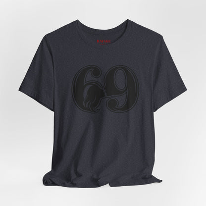 69 Retro Swirl Number Tee