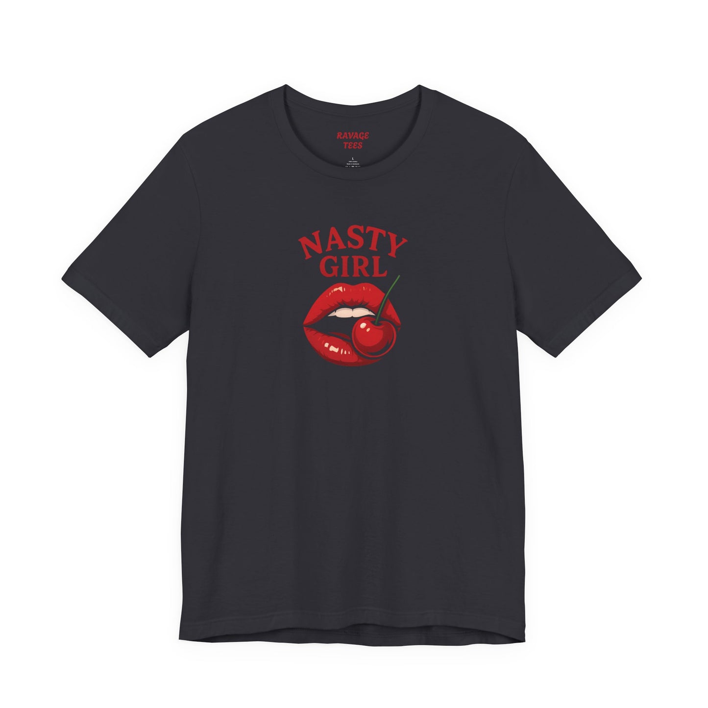 "Nasty Girl" Grunge Graphic Tee | Unisex Soft Jersey T-Shirt