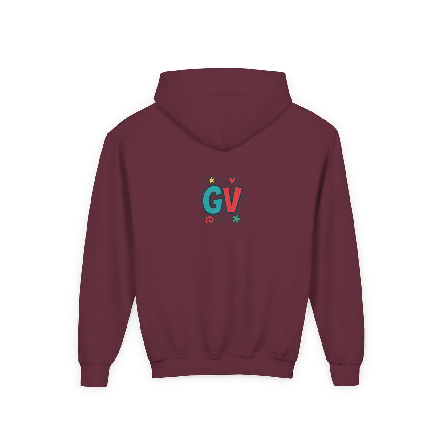 Kids Good Vibes Hoodie – Fun Graphic Sweatshirt with Positive Message, Cozy Casual Outfit, Birthday Gift for Children