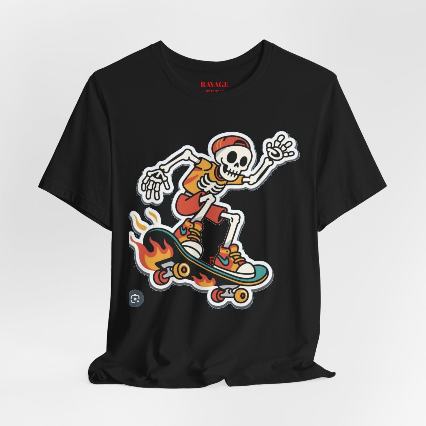 Skateboard Skeleton Tee