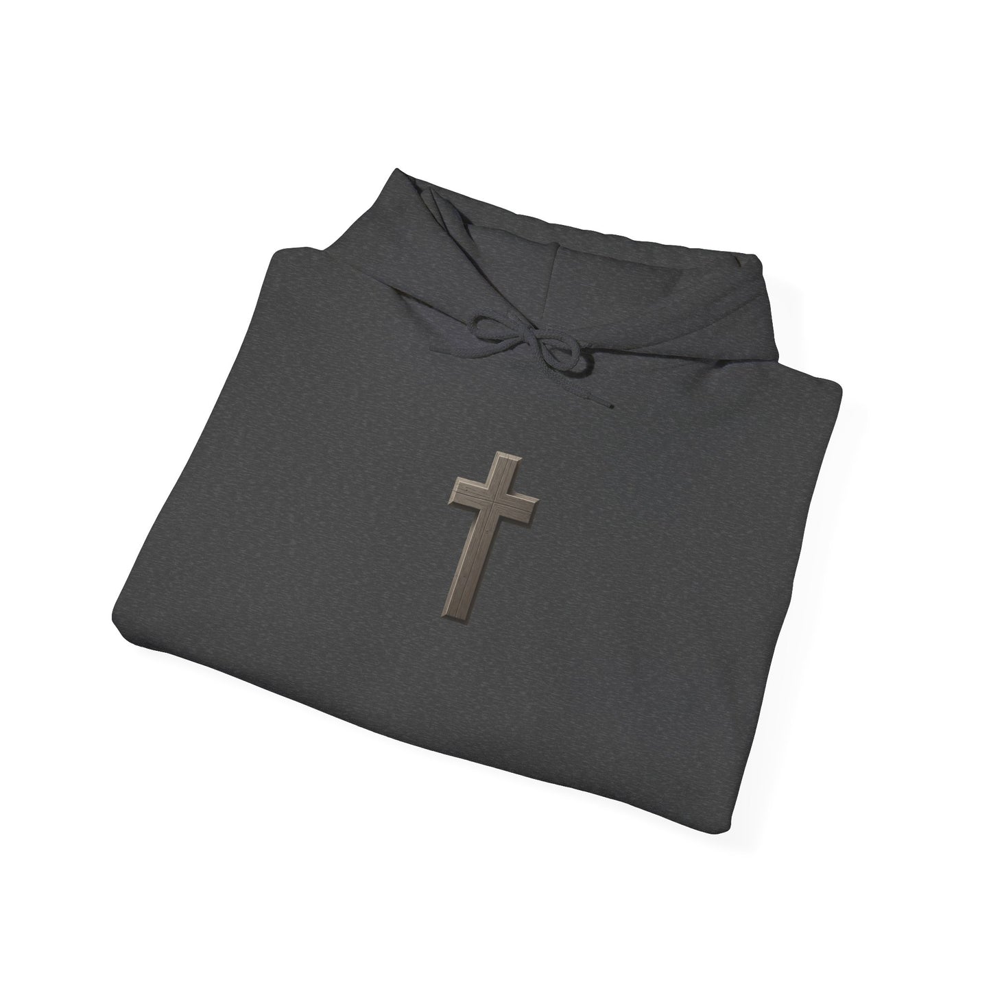 Spiritual Journey  Hooded Sweatshirt with Cross Design