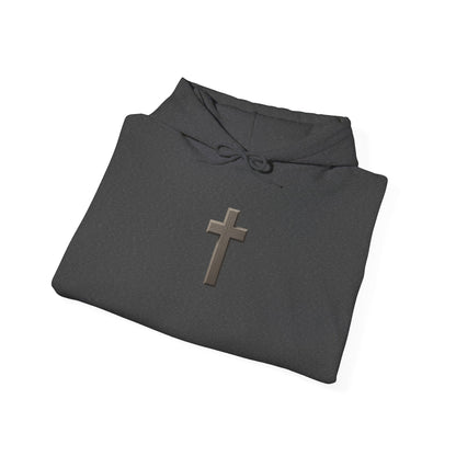 Spiritual Journey  Hooded Sweatshirt with Cross Design