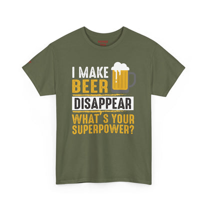Unisex Beer Superpower Tee | Funny T-Shirt for Beer Lovers