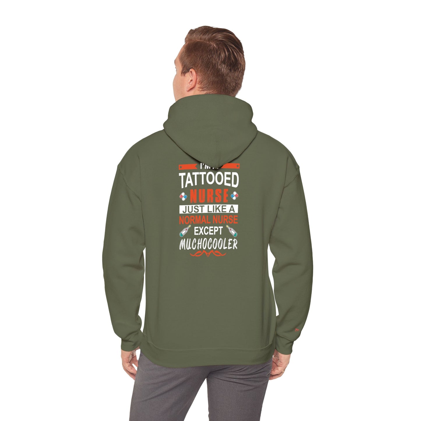 Tattooed Nurse Tee - Unisex Cotton Hoodie for Medical Professionals, Gifts for Nurses, Nurse Appreciation, Medical Humor Tee, Fun [...]