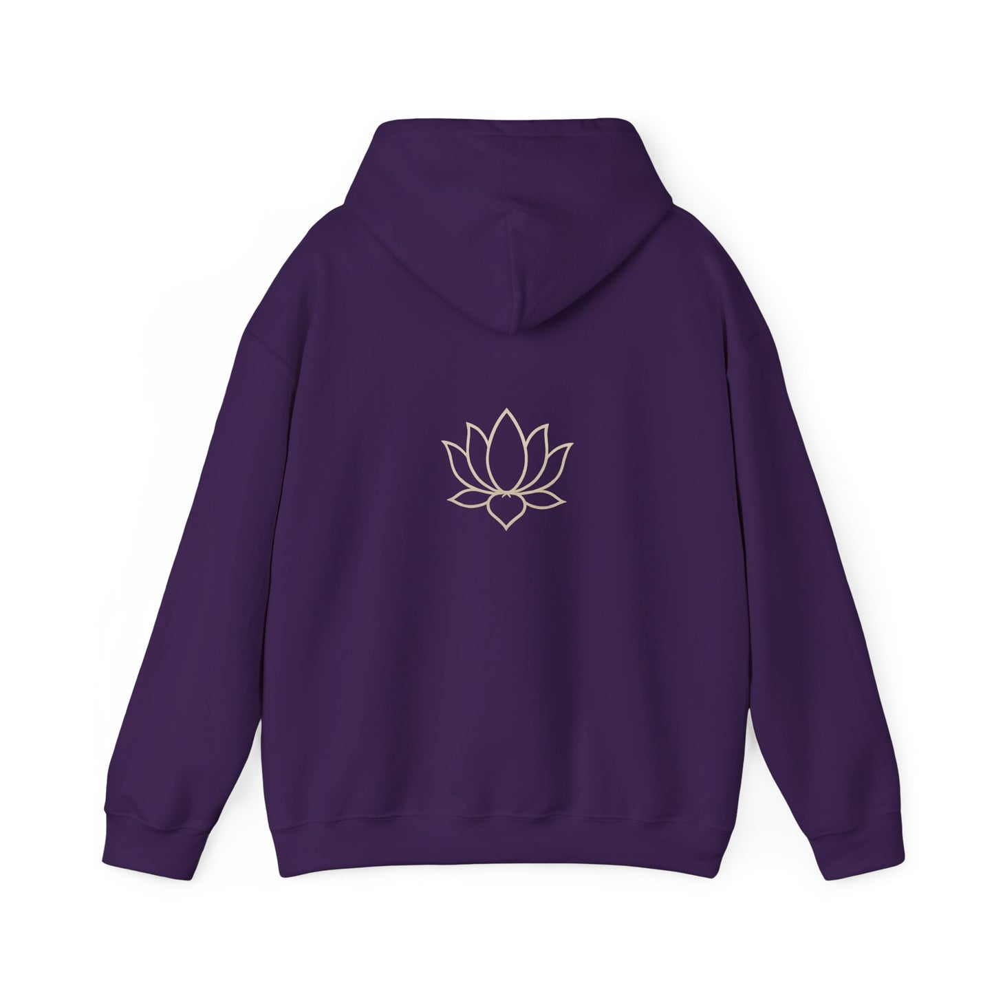 Mindful Message Hooded Sweatshirt – Align with Peace, Power, and Purpose, Yoga Gift, Inspirational Apparel, Cozy Hoodie, Meditation Wear.  Made to inspire your mindset—crafted to elevate your style.