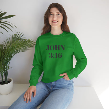 John 3:16 Crewneck Sweatshirt