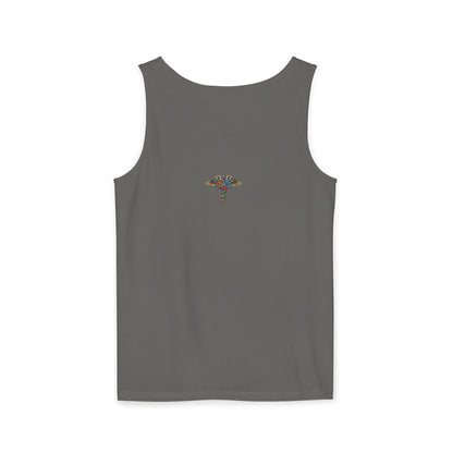 Tattooed Nurse Garment-Dyed Tank Top, Gift for Nurses, Casual Summer Wear