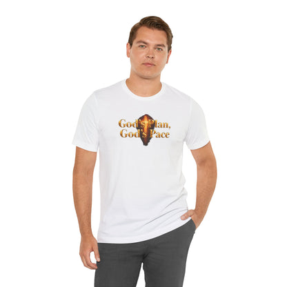 Christian Tee "God's Plan, God's Pace"