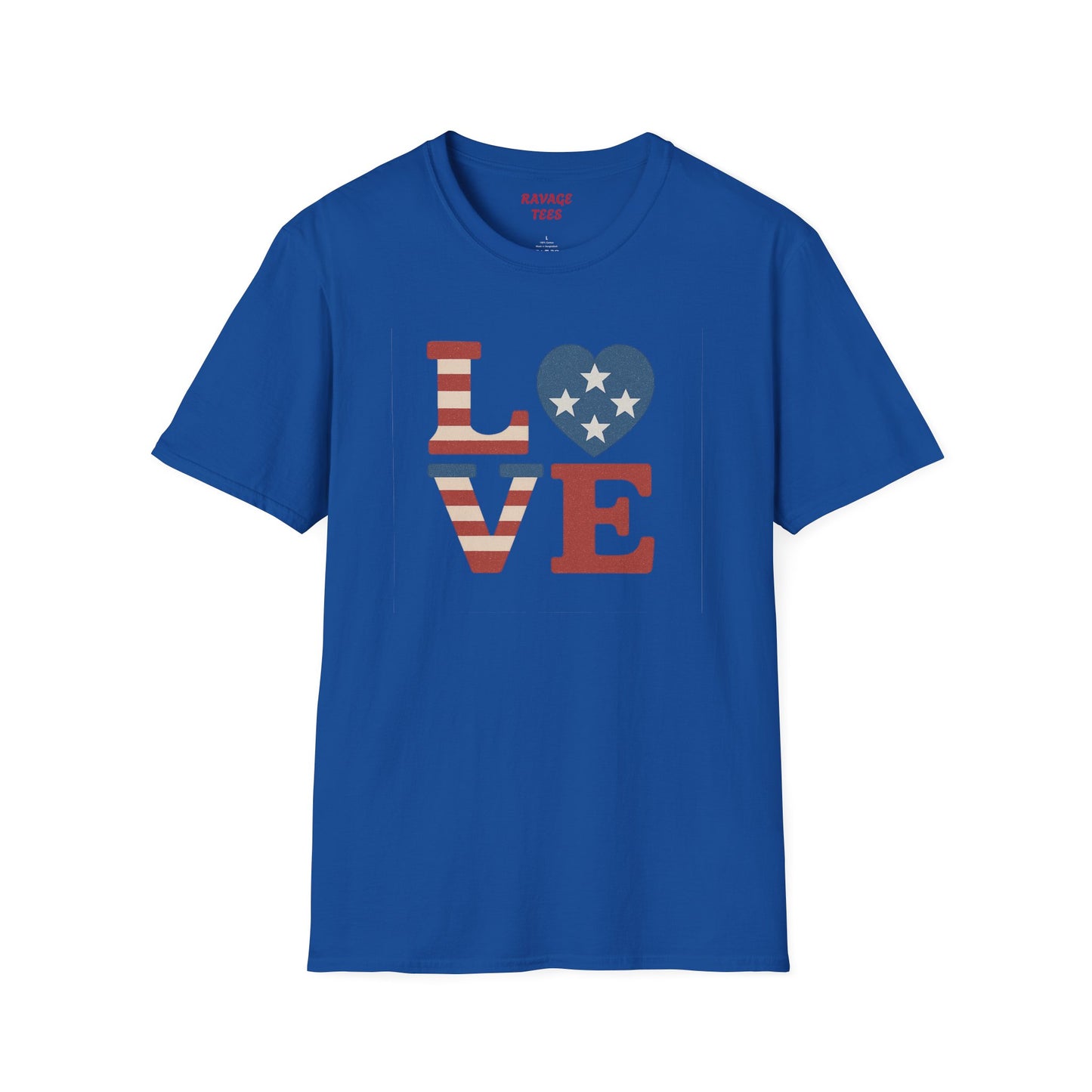 "Freedom & Love" Tee: Unisex 4th of July Graphic Shirt Gift