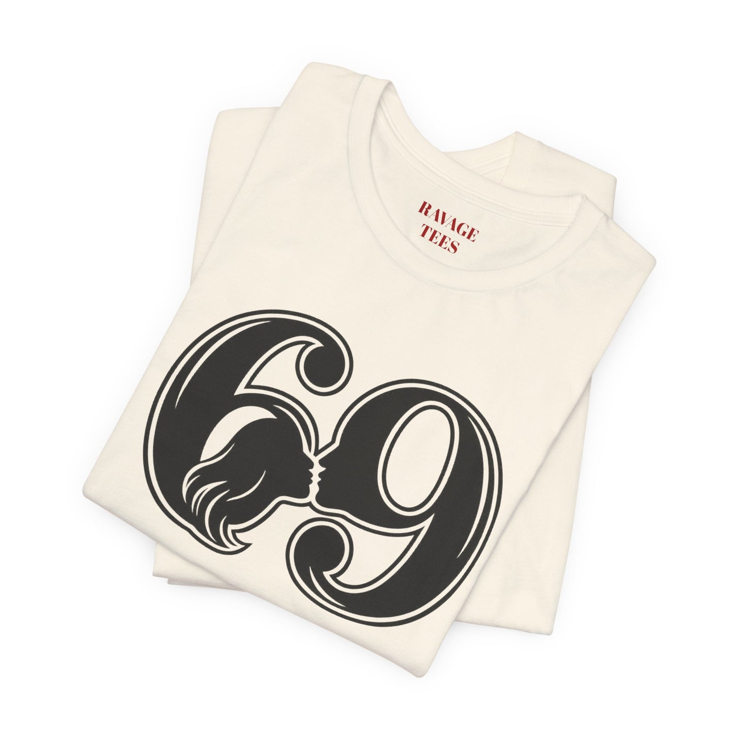 69 Retro Swirl Number Tee