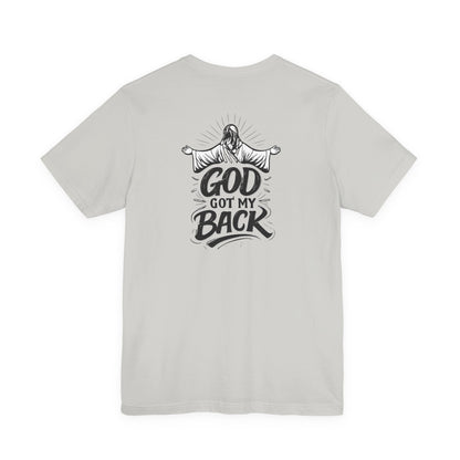 Faith Graphic Tee — 'God Got My Back' Christian T-Shirt