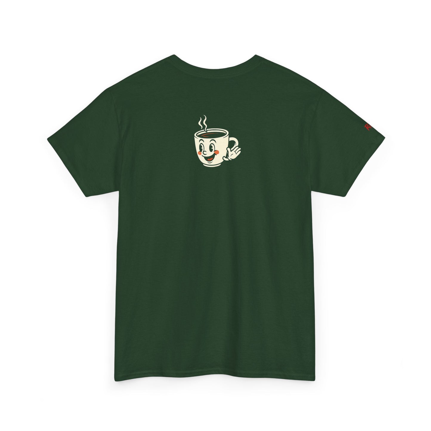 Coffee Lover's Unisex Tee - I Run on Chaos and Caffeine, Funny T-Shirt, Gift for Coffee Enthusiasts, Casual Wear, Relaxed Fit