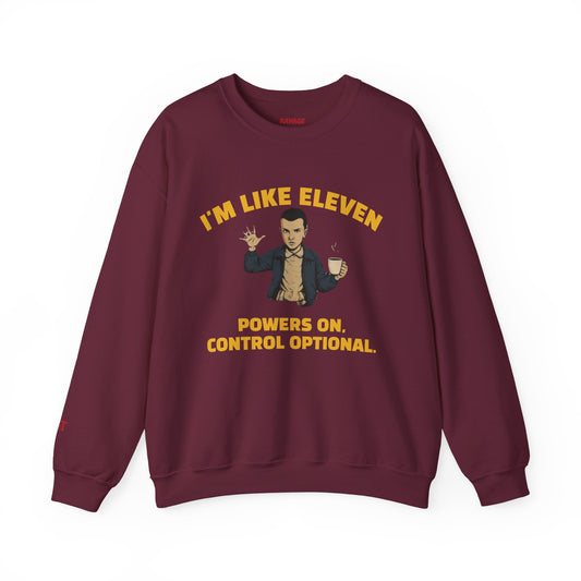 Funny 11th Birthday Crewneck Sweatshirt