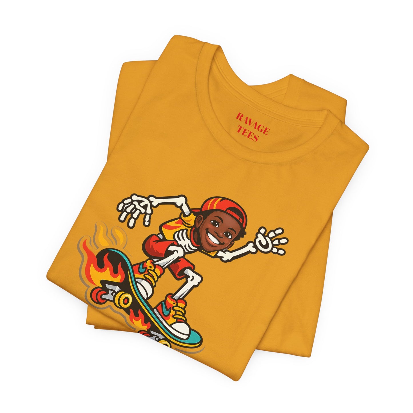 Skateboard Skeleton Tee
