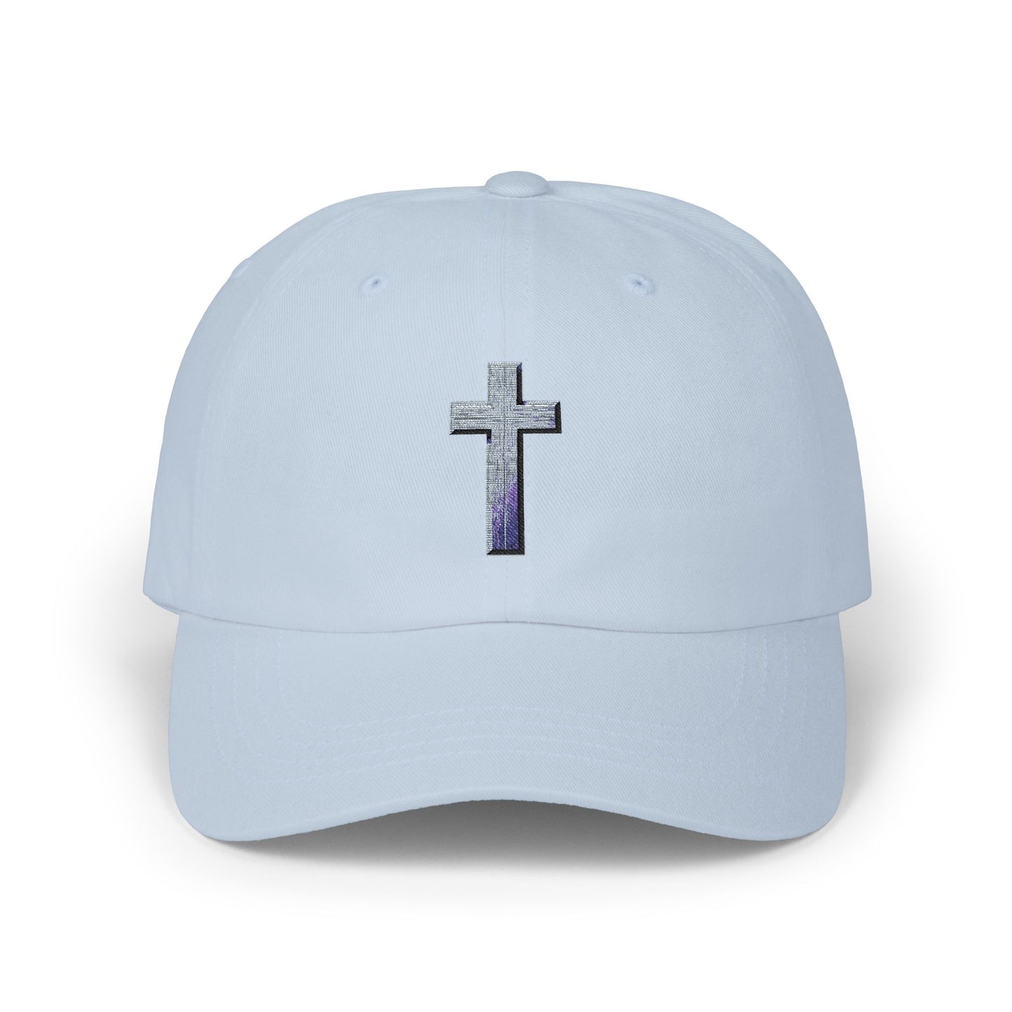 Classic Cap with Colorful Cross Design