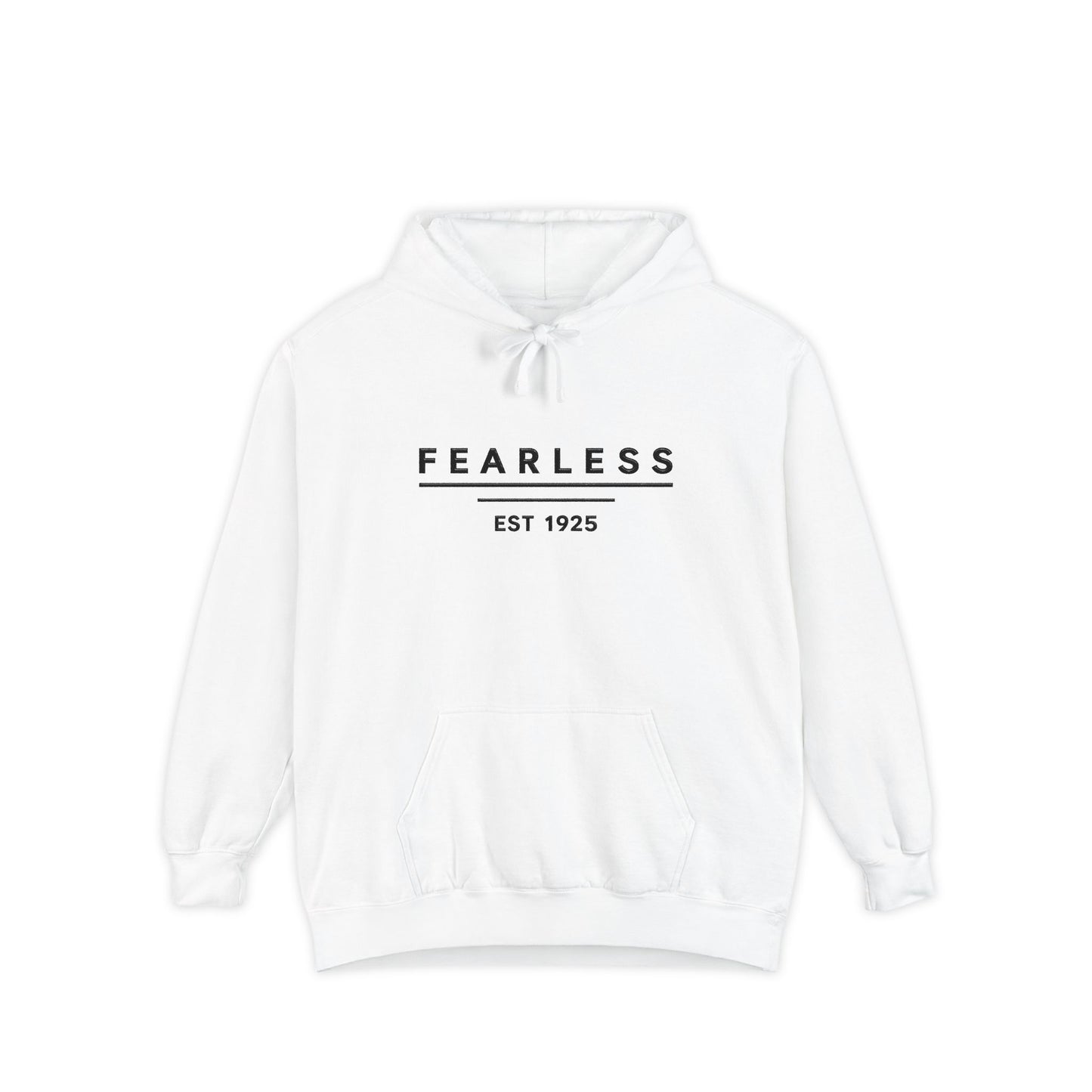 Embroidered Fearless Hoodie — 'FEARLESS EST 1925'