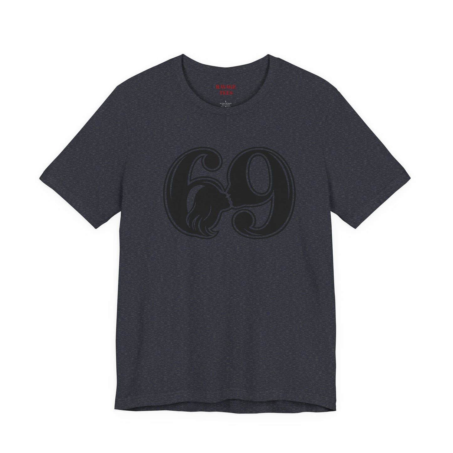 69 Retro Swirl Number Tee