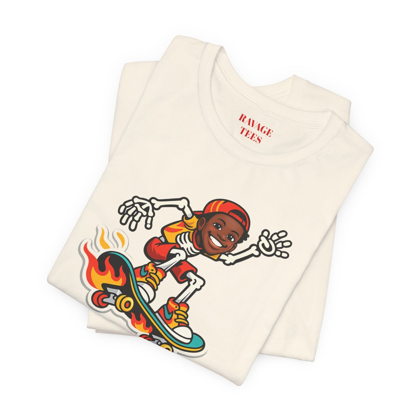 Skateboard Skeleton Tee