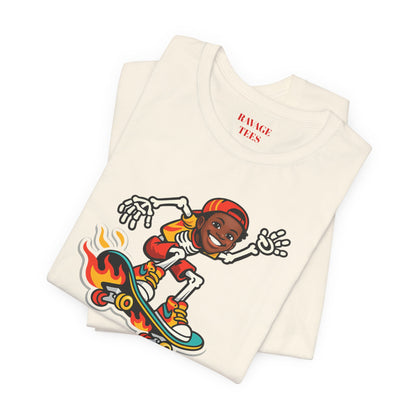 Skateboard Skeleton Tee