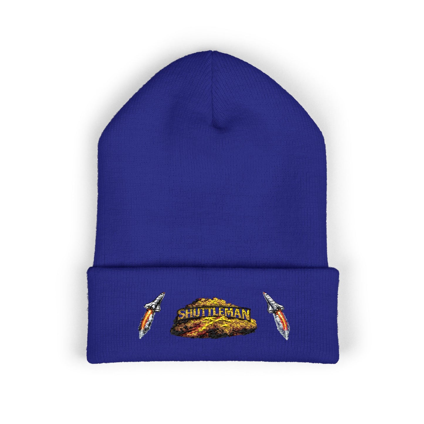 Shutt1eman Embroidered Beanie-- Cuffed Hat