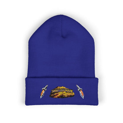Shutt1eman Embroidered Beanie-- Cuffed Hat