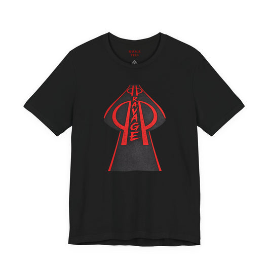 RAVAGE Black & Red Arrowhead Tee
