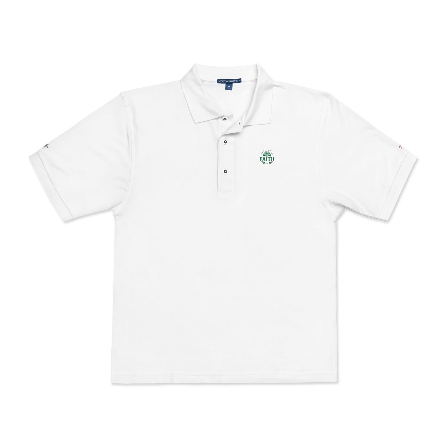 Faith Embroidered Unisex Polo Shirt