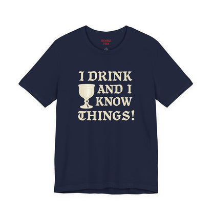 Funny Drinking Quotes Tee | Unisex Party T-Shirt | Alcohol Humor