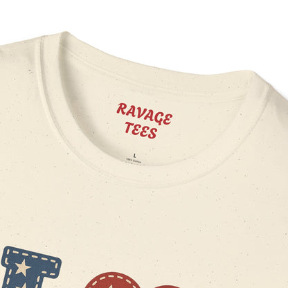 Soft Unisex Freedom & Love Graphic Tee | Gift & Daily Wear