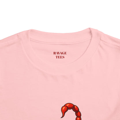 Toddler Tee — 'Backstabber's Express' Scorpion & Frog Funny Kids Shirt