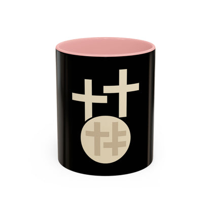 Calvary Cross Accent Coffee Mug