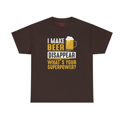 Unisex Beer Superpower Tee | Funny T-Shirt for Beer Lovers