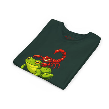 Youth Tee - "Backstabber's Express" Frog & Scorpion Graphic