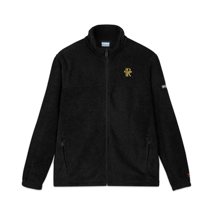 Ravage Charcoal Fleece Jacket — Gold Embroidered Logo