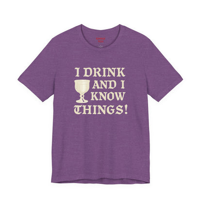 Funny Drinking Quotes Tee | Unisex Party T-Shirt | Alcohol Humor