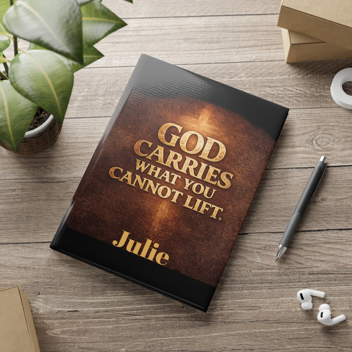 "God Carries What You Cannot Lift" Christian Journal