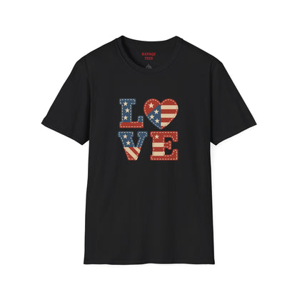 Soft Unisex Graphic Tee | Freedom & Love Shirt for Gifting & Daily Wear