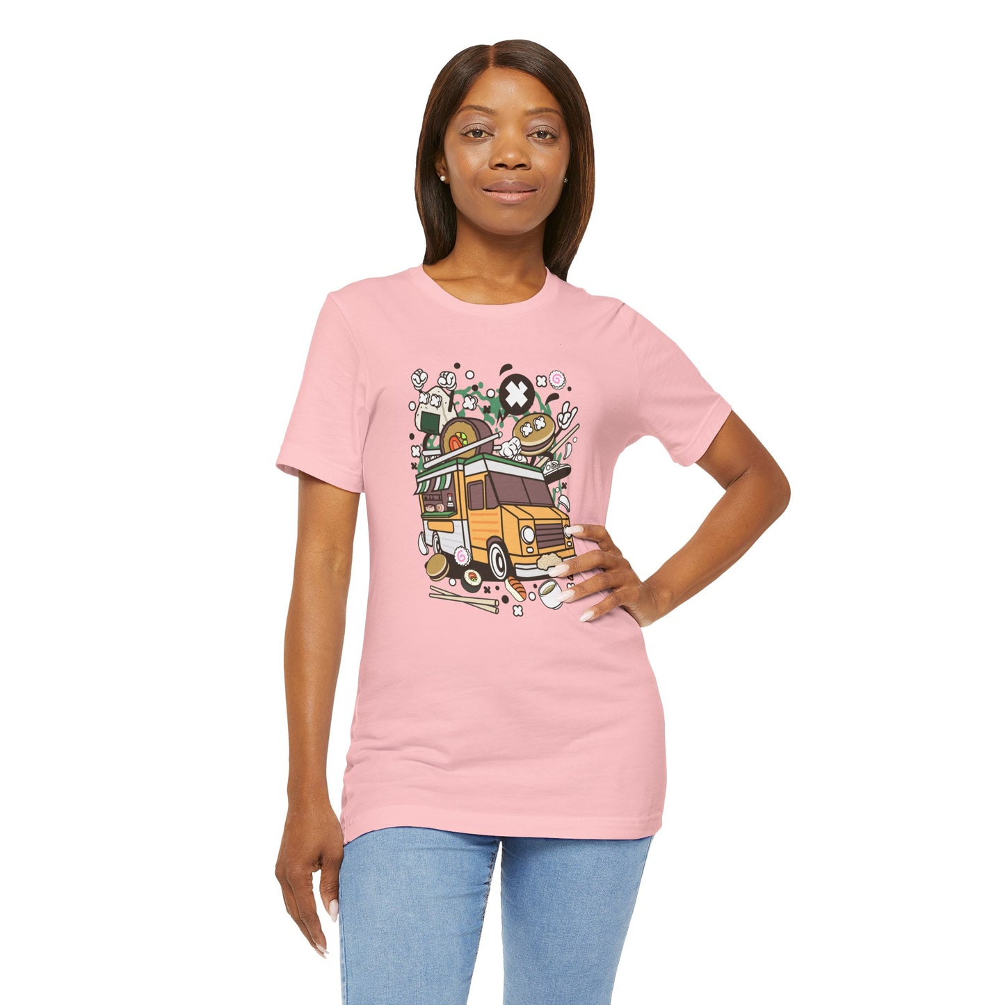 Cute Vintage Street Food Van Tee