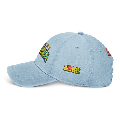 Juneteenth Freedom Day Embroidered Denim Hat
